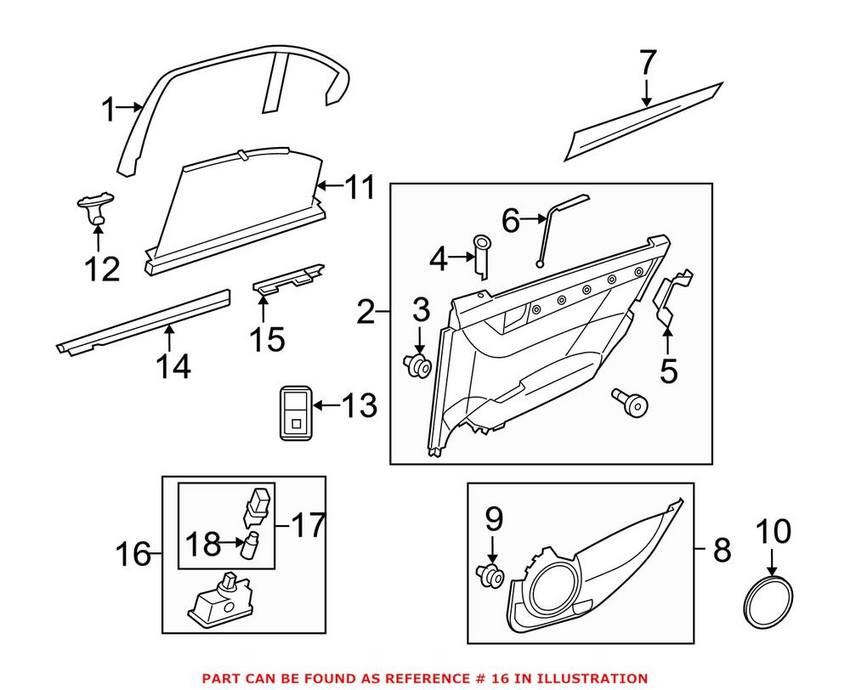 Mercedes Courtesy Light 20482079019051